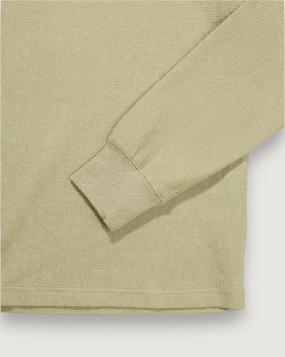 Airloft Jacquard Hoodie - Pale Olive