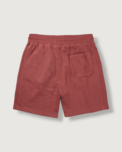 Sunfaded Terry Shorts 7" - Marsala