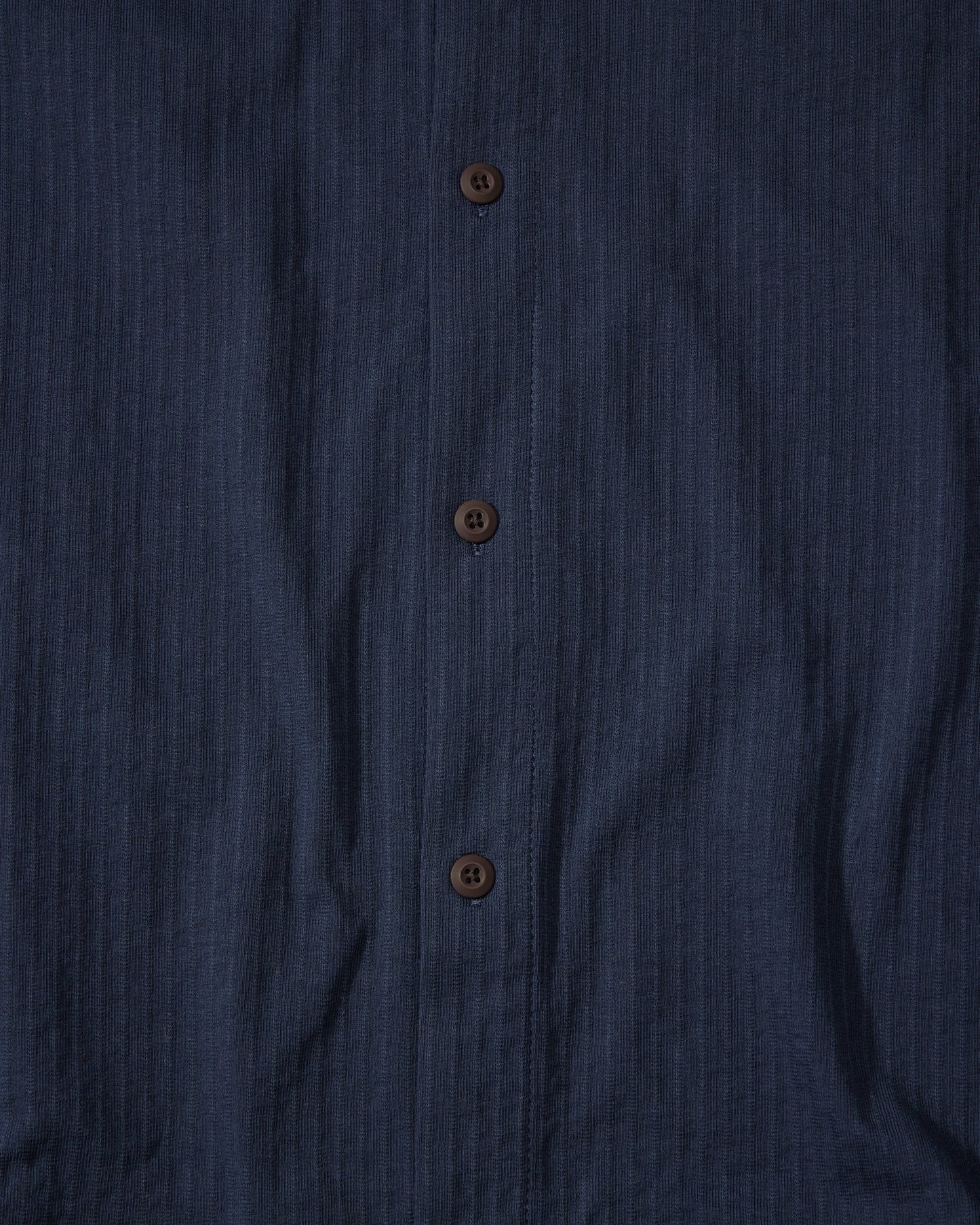 Moderno Jersey Seersucker Shirt - Navy