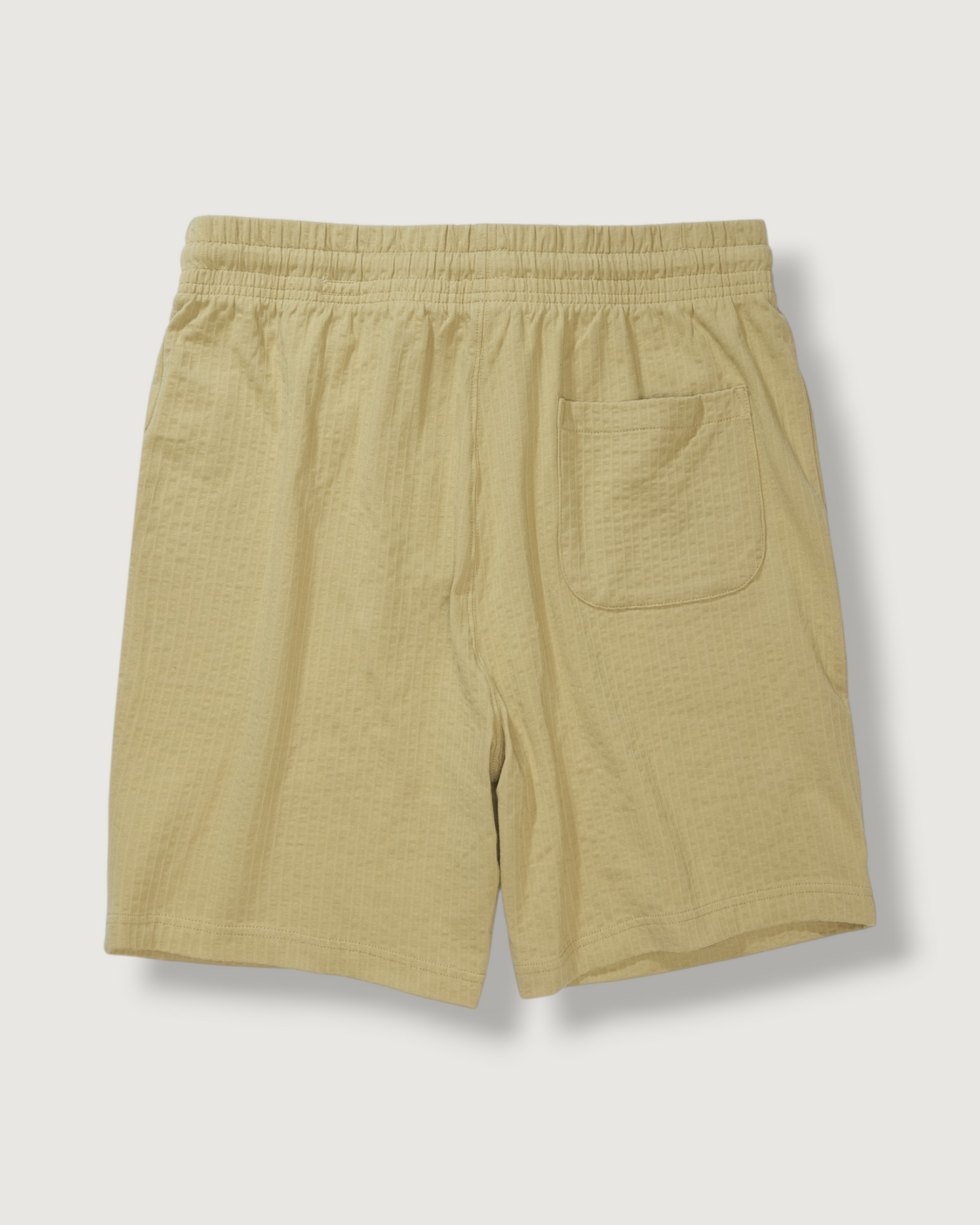 Moderno Jersey Seersucker Shorts - Dried Herb