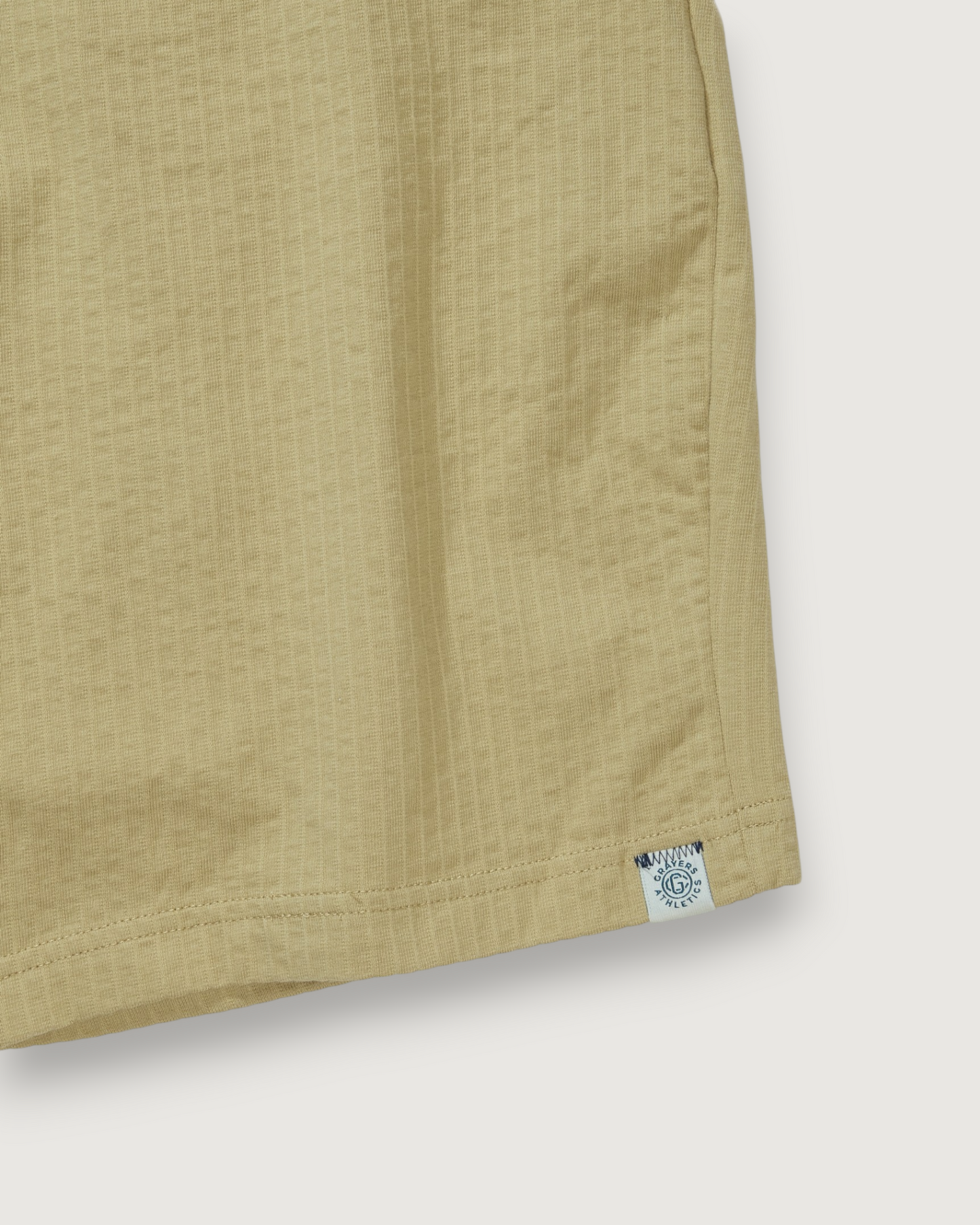 Moderno Jersey Seersucker Shorts - Dried Herb