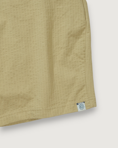 Moderno Jersey Seersucker Shorts - Dried Herb
