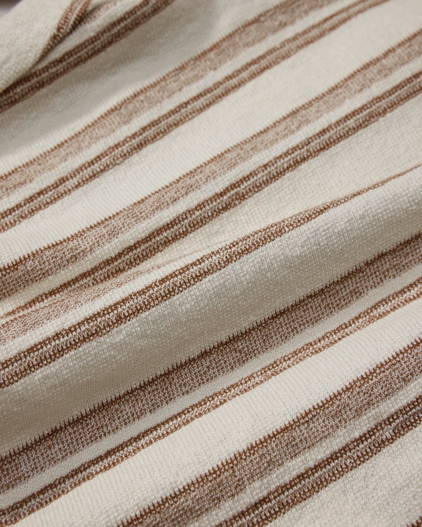 Baja Loopback Shorts 7" - Biscuit Cream Stripe
