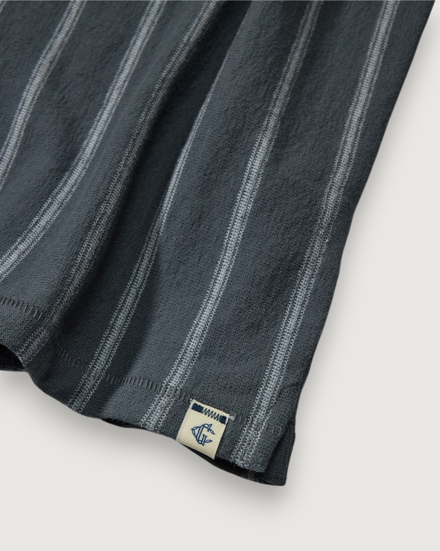 Baja Loopback Stripe Polo - Orion Blue Stripe