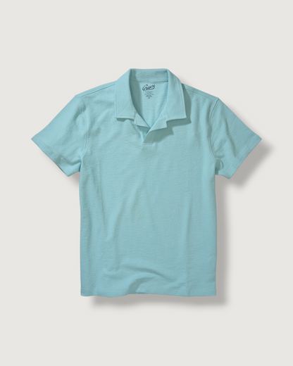 Baja Loopback Polo - Spring Blue