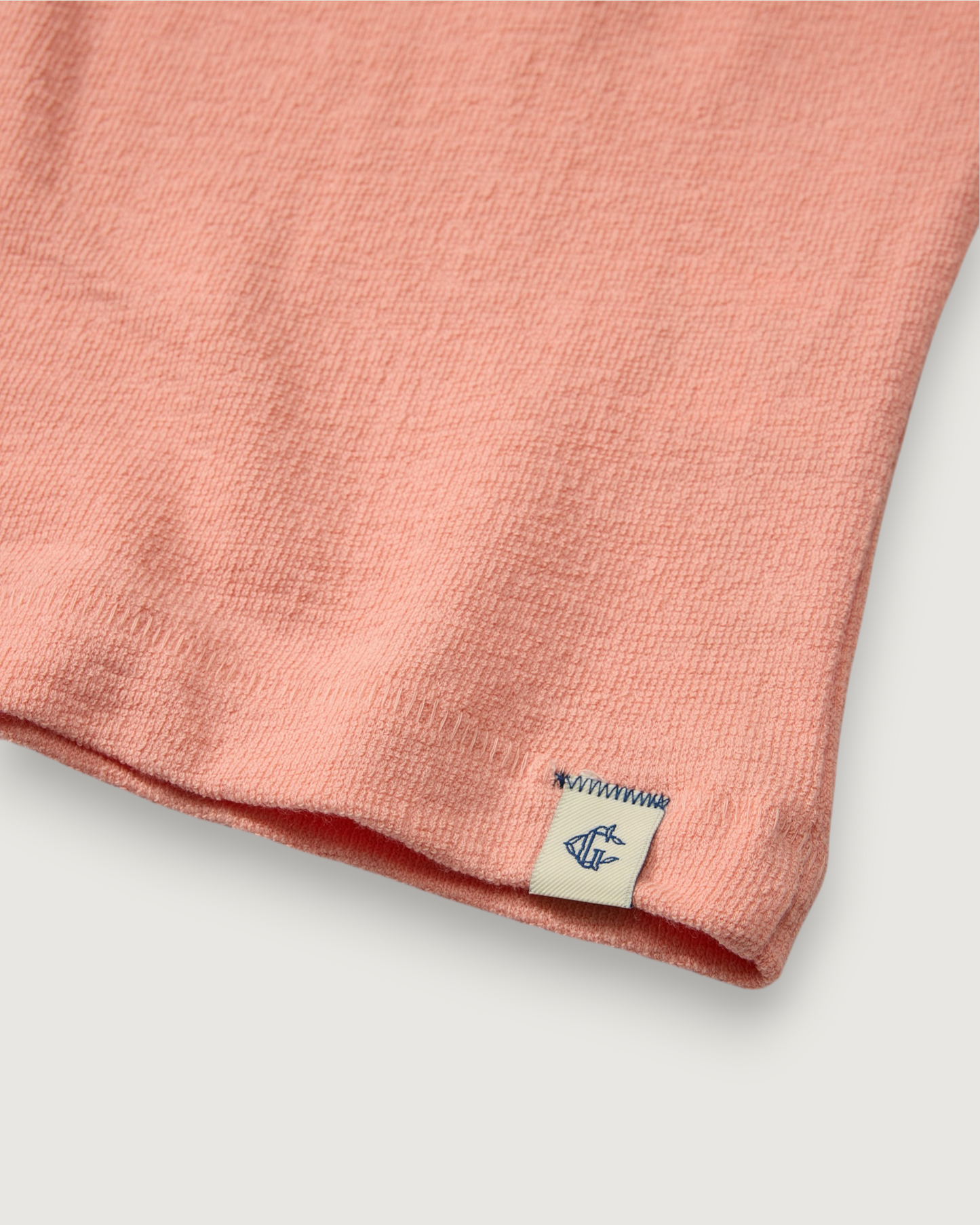 Baja Loopback Short Sleeve Tee - Faded Salmon