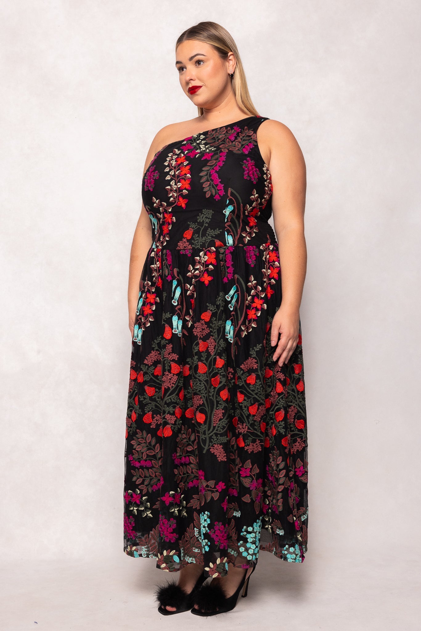 Leila Dress in Moonlit Blossom