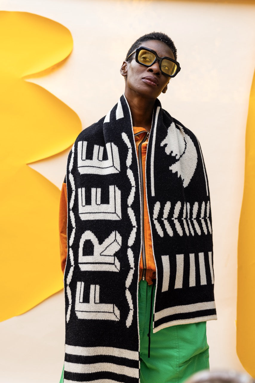 Miss PomPom Palestine Scarf