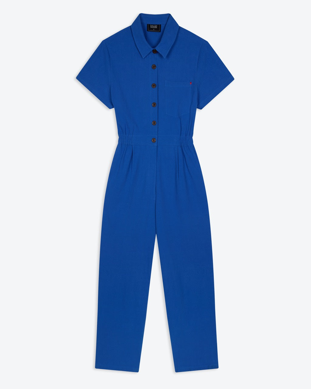 Lowie Cobalt Cotton Linen  Boilersuit