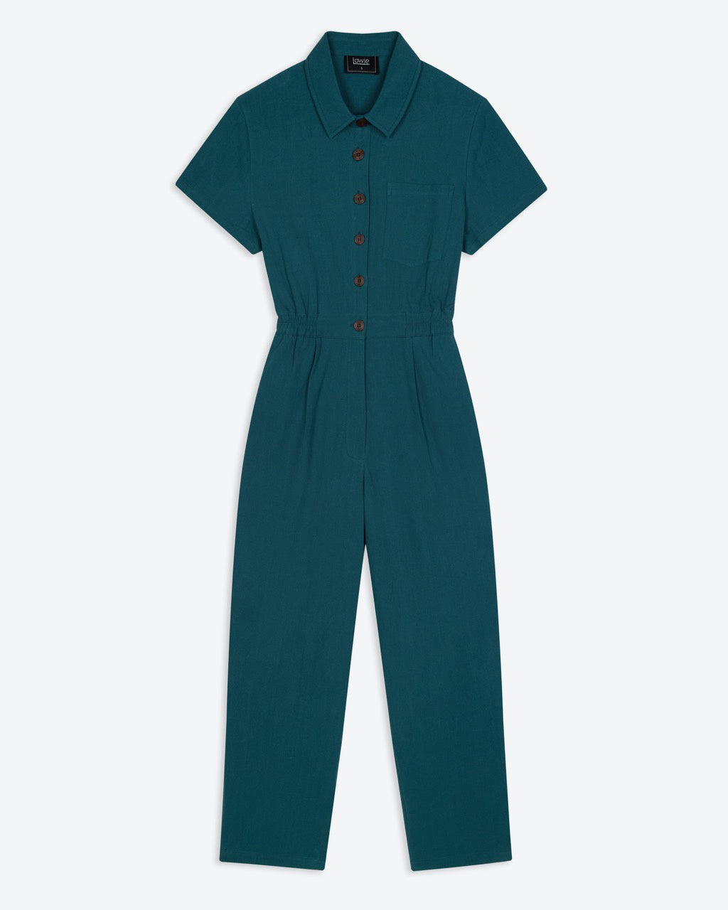 Lowie Cotton Linen Sage Boilersuit