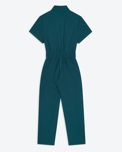Lowie Cotton Linen Sage Boilersuit