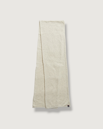 New Windsor Double Cloth Cotton Scarf - Oatmeal