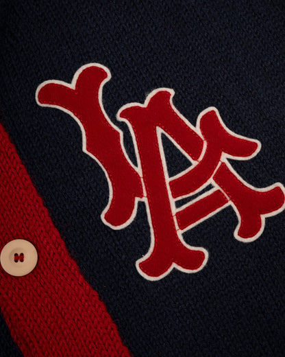 LA Angels 1961-65 Wool Shawl Collar Sweater
