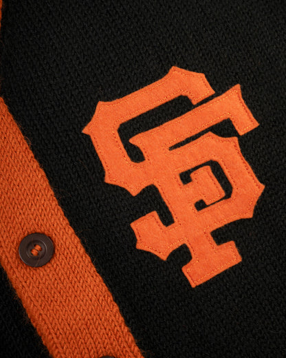 San Francisco Giants 1958-1972 Wool Shawl Collar Sweater