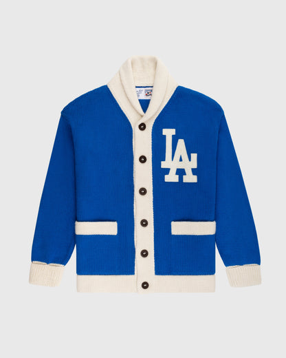 LA Dodgers 1958 Wool Shawl Collar Sweater