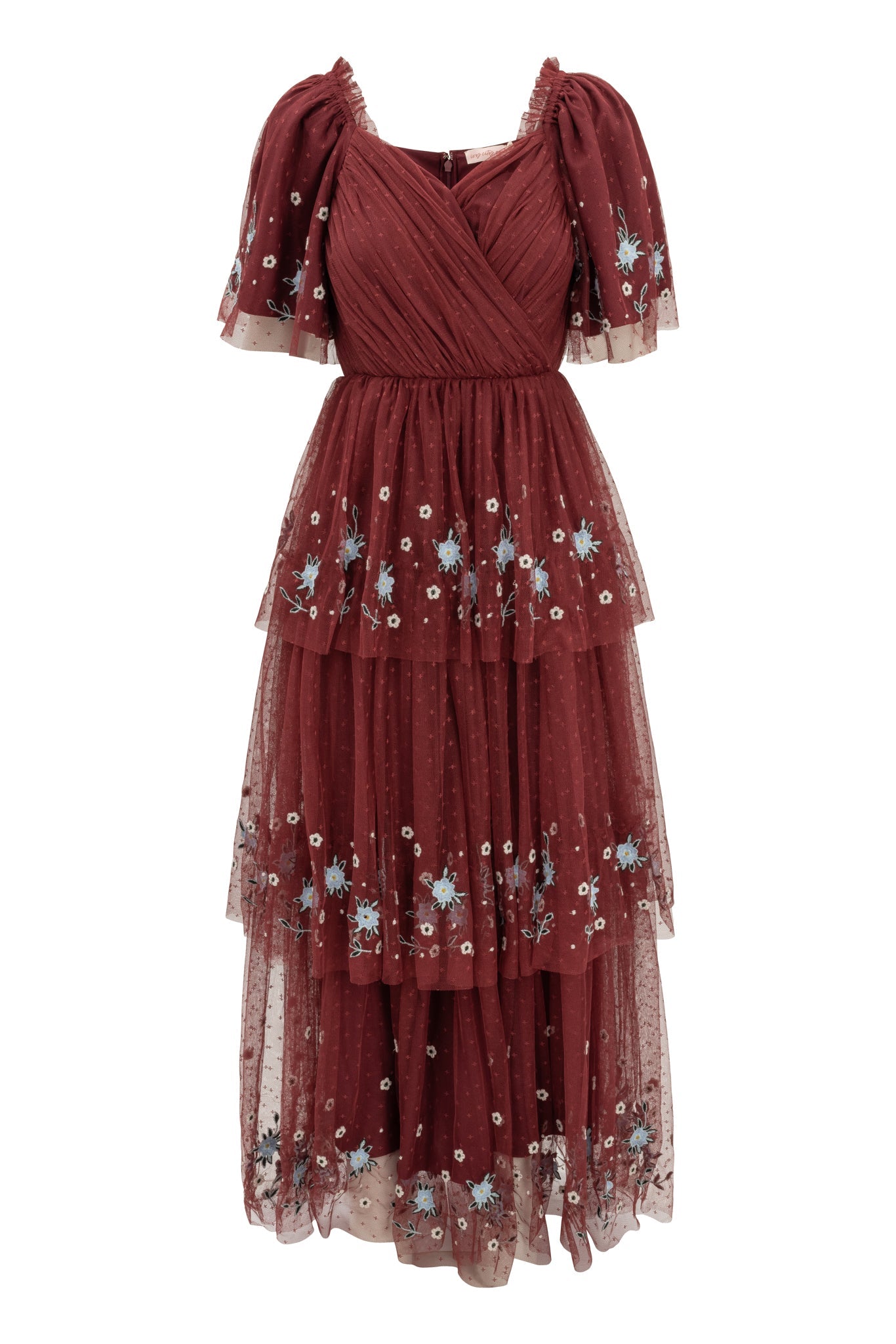Mabel Dress in Burgundy