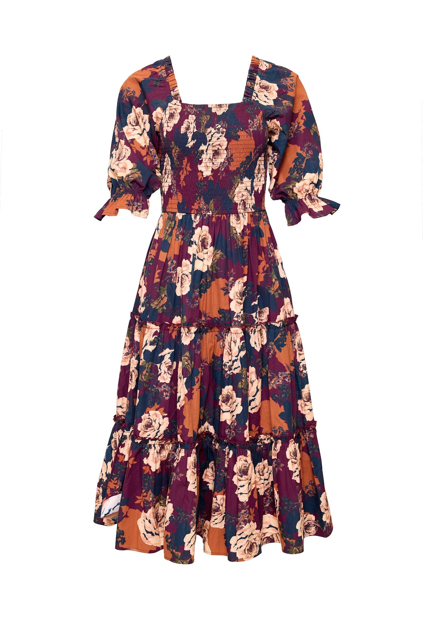 Madeline Dress in Equinox Rose