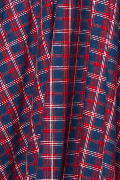 Mariah Dress in Mariner Tartan