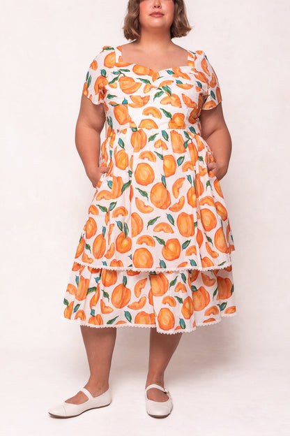 Marie Dress in Citrus