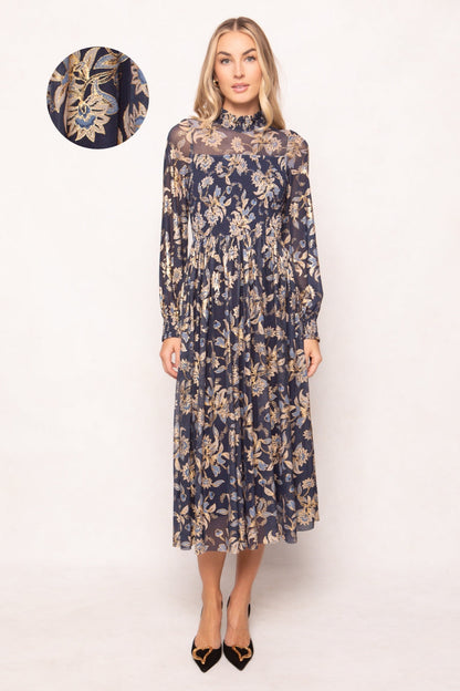 Marla Dress in Gilded Vine