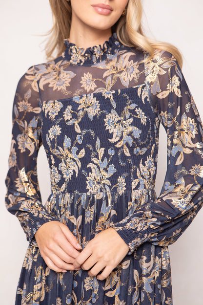 Marla Dress in Gilded Vine