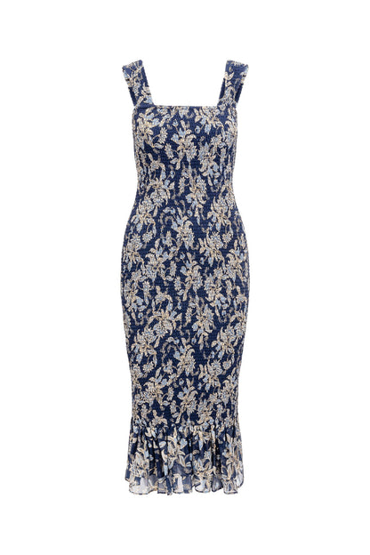 Mira Dress in Gilded Vine