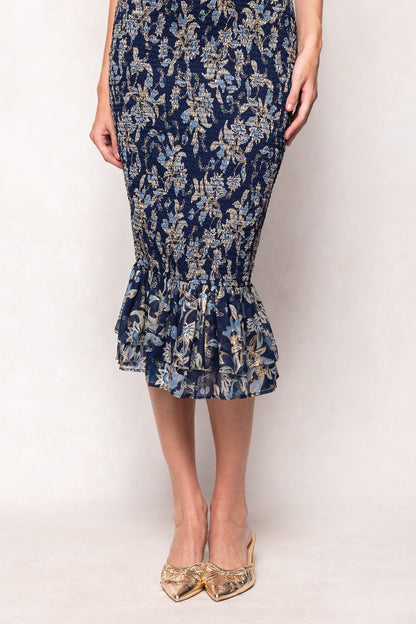 Mira Dress in Gilded Vine