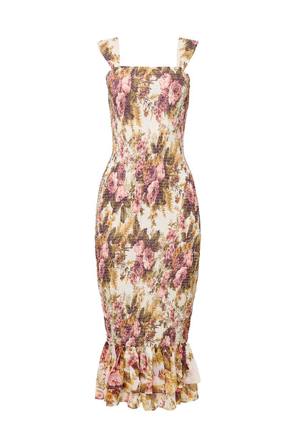 Mira Dress in Garden Rose