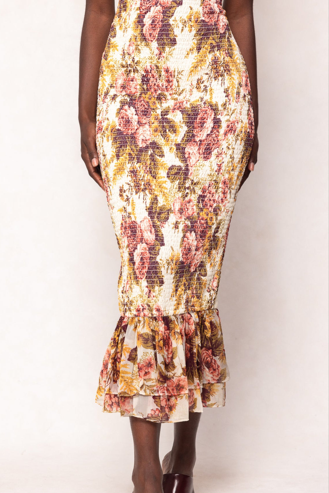 Mira Dress in Garden Rose