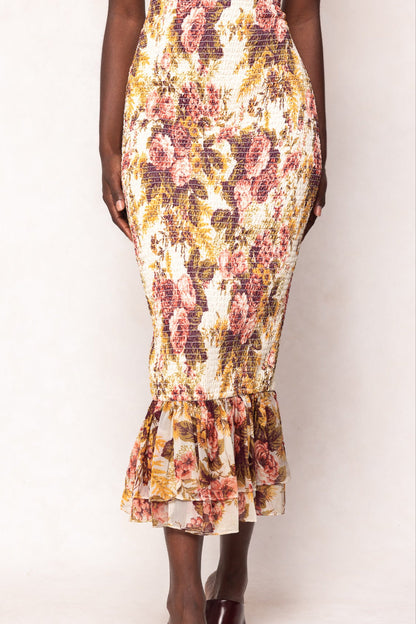 Mira Dress in Garden Rose