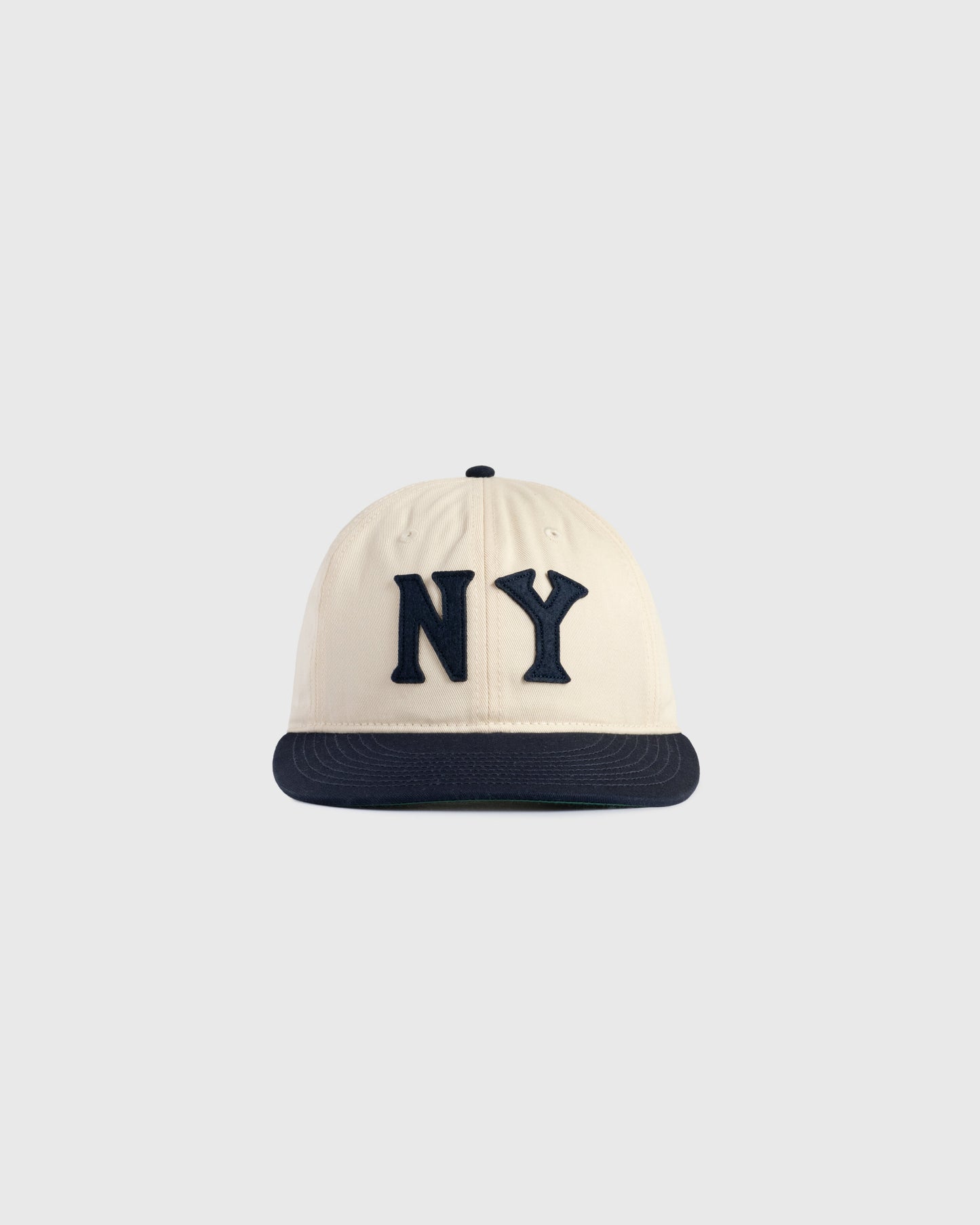 New York Black Yankees Felt 'NY' Cotton Twill Ballcap