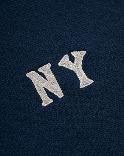 New York Black Yankees Embroidered "NY" Heavyweight Cotton Terry Pullover Hoodie