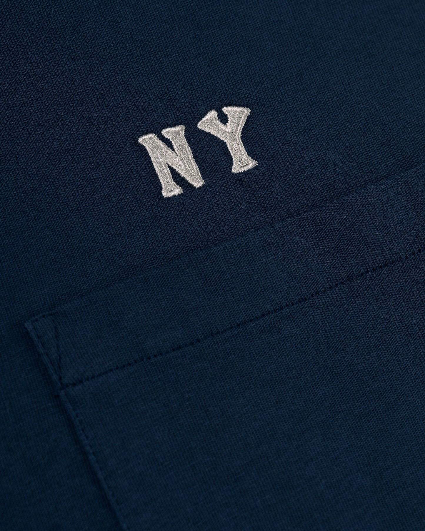 New York Black Yankees Embroidered 'NY' Short Sleeve Tee