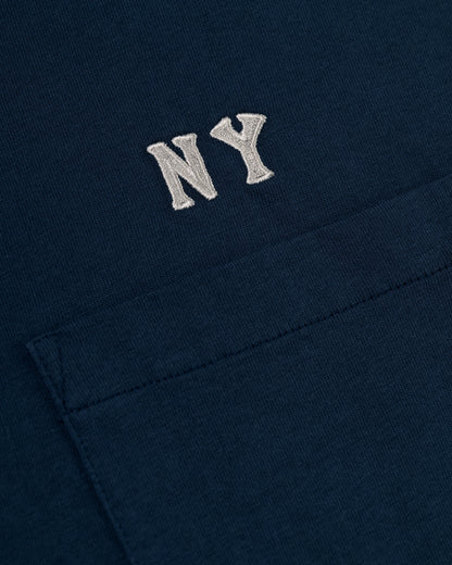 New York Black Yankees Embroidered 'NY' Short Sleeve Tee
