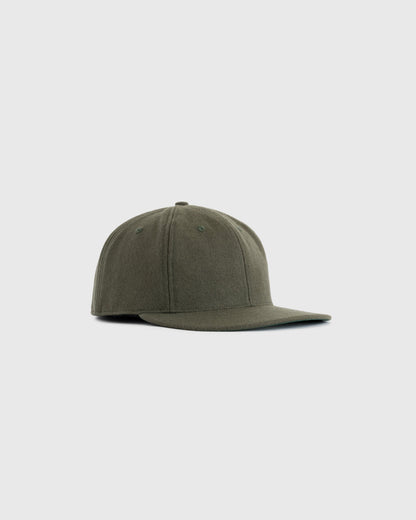 Olive Wool Ballcap