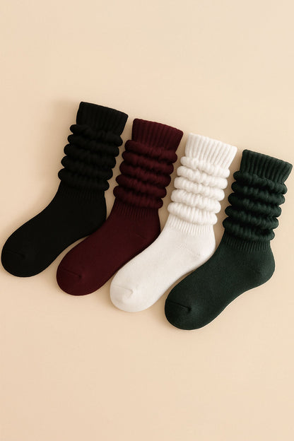 On Your Feet Slouchy Socks - Black
