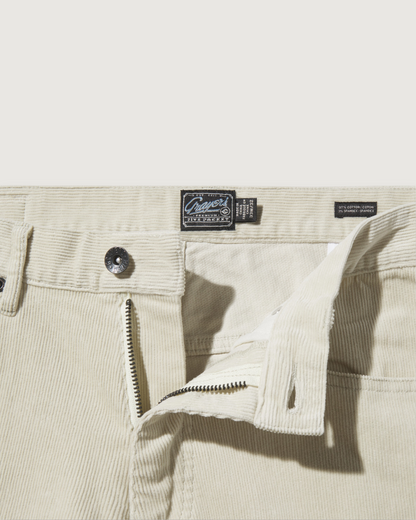 Burlington 5 Pocket Stretch Corduroy - Stone