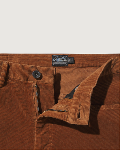 Burlington 5 Pocket Stretch Corduroy - Rawhide