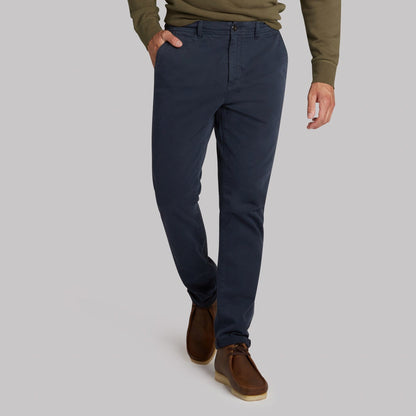 Precision Stretch Classic Fit Chino - Graphite Blue