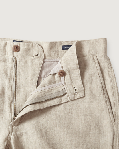 Aventura Washed Linen Pants - Safari