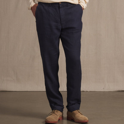 Bal Harbour Aventura Washed Linen Pants - Navy
