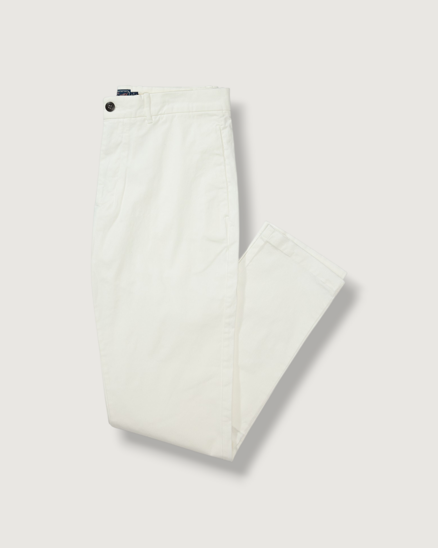 Thompson Flex Stretch Slim Fit Chino - White
