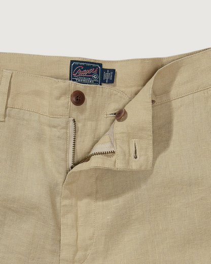 Bal Harbour Aventura Washed Linen Pants - Khaki