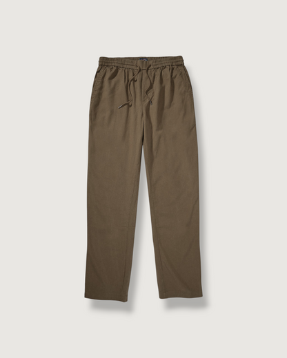 Banyan Relaxed Lounge Pants - Olive Brown