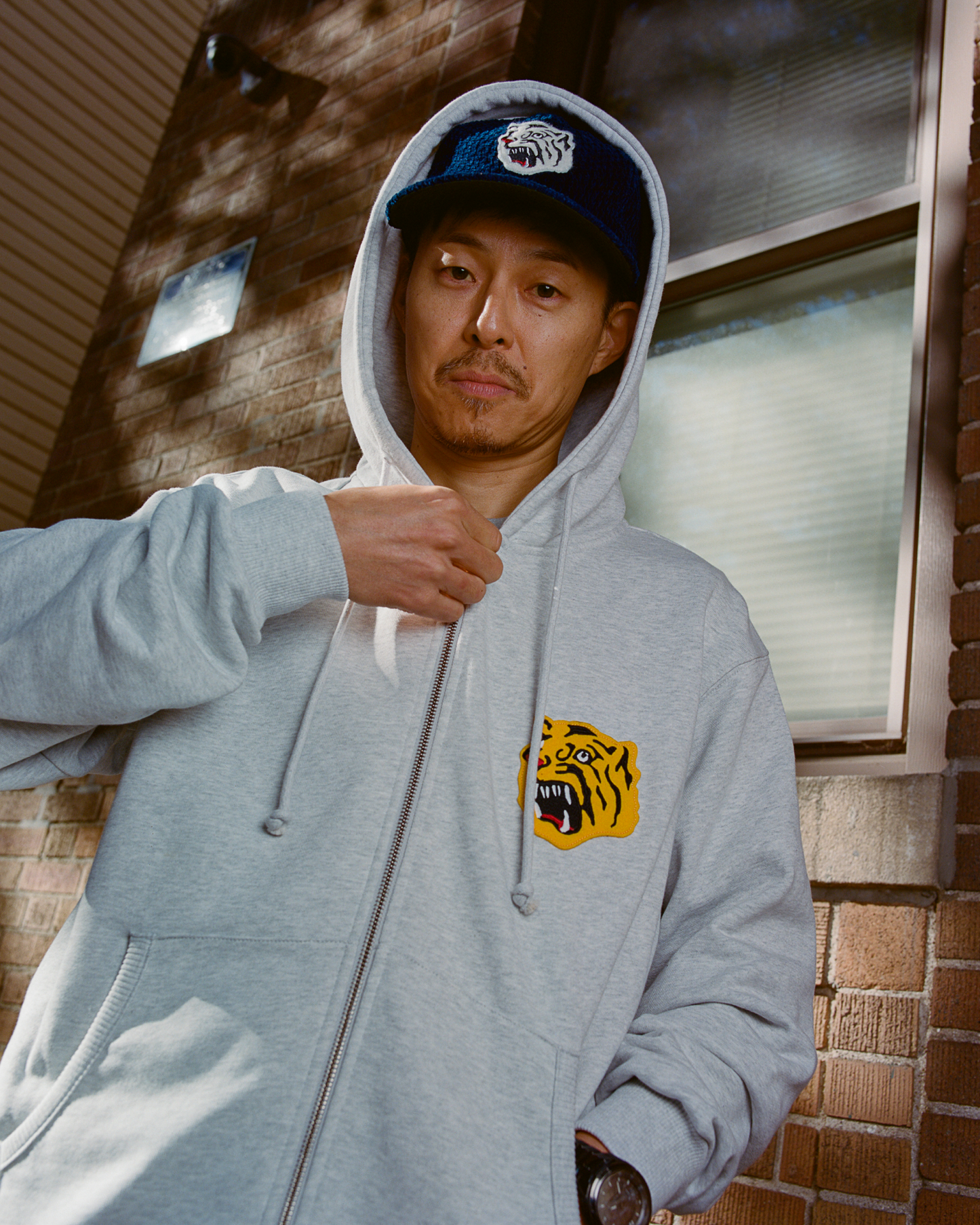 Osaka Tigers Heavyweight Cotton Terry Full-Zip Hoodie