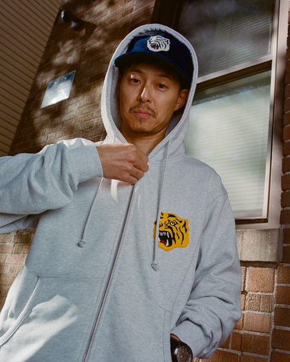 Osaka Tigers Heavyweight Cotton Terry Full-Zip Hoodie