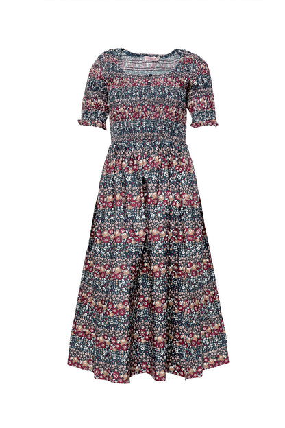 Parker Dress in Dusk Floral Medley