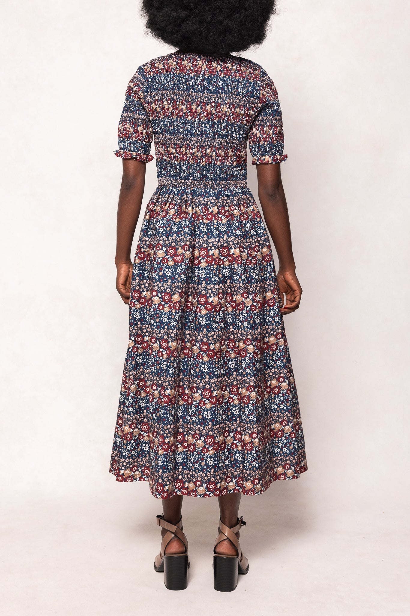 Parker Dress in Dusk Floral Medley