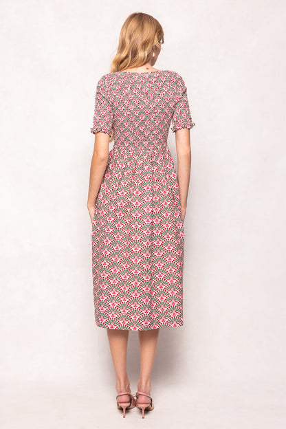 Parker Dress in Floral Fan