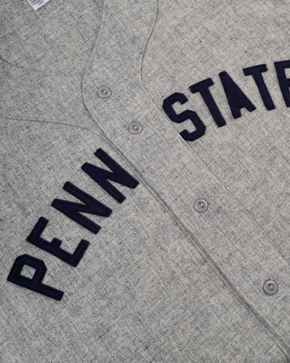 Penn State University 1955 Authentic Wool Road Baseball Jersey